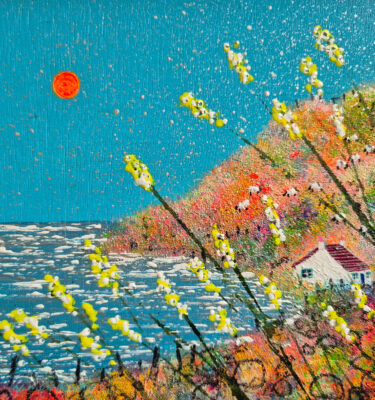 'OLD COTTAGE, HAZY DAYS' FRAMED PAINTING £145
