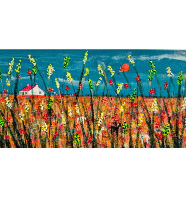 'SUMMER FIELDS' FRAMED PAINTING £380