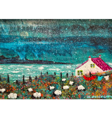 'HIGHLAND STORM' FRAMED PAINTING £160