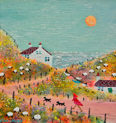 'BEACH PATH' FRAMED PAINTING £145
