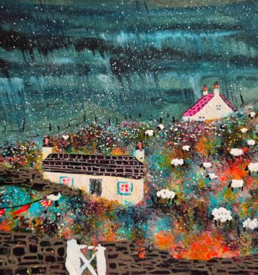 'HEATHER IN THE HIGHLANDS' FRAMED PAINTING £145