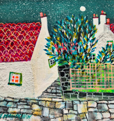 'GARDEN COTTAGE' FRAMED PAINTING £145
