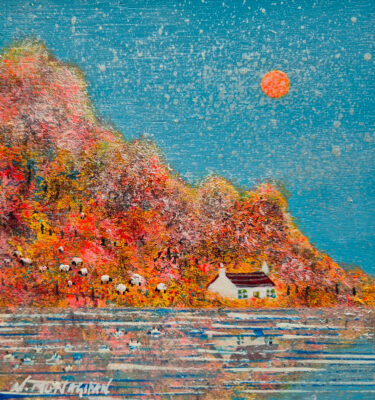 'AUTUMN SUN' FRAMED PAINTING £145
