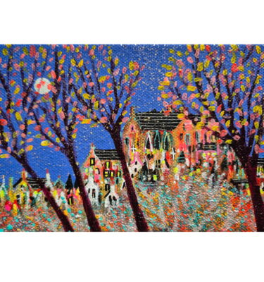 'STIRLING CASTLE AND GOLDEN LEAVES' FRAMED PAINTING £160