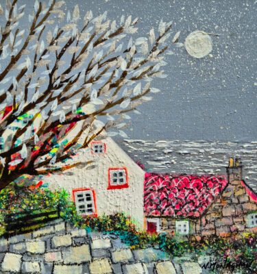 'FIRST FROST, EAST COAST' FRAMED PAINTING £145