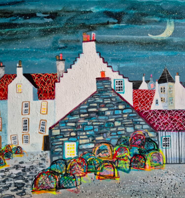 'THE HARBOUR AT PITTENWEEM' FRAMED PAINTING £650