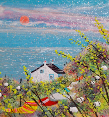'WILD GORSE, WEE FLOCK' FRAMED PRINT £68