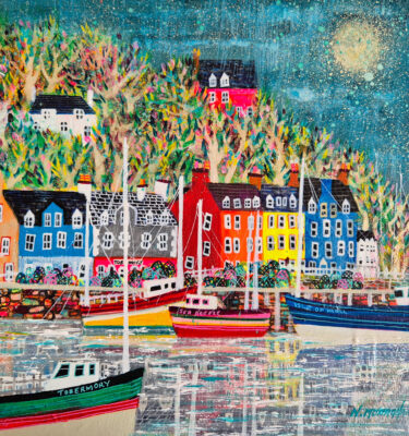 ‘A COLOURFUL DAY IN TOBERMORY’ FRAMED PRINT £68