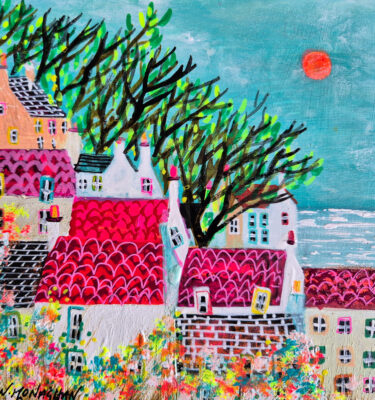 'SEA VIEW, PITTENWEEM' FRAMED PAINTING £155